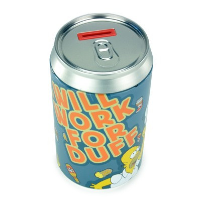Tirelire canette Simpsons