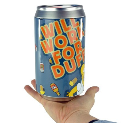 Tirelire canette Simpsons