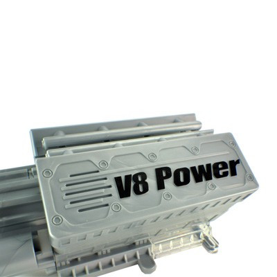 Taille crayon top gear moteur V8