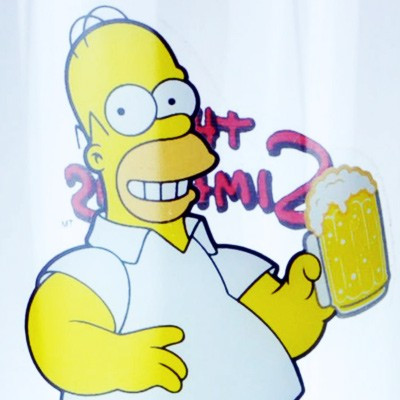 Verre à bière Homer Simpsons