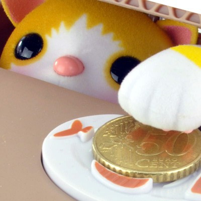 Tirelire petit chat voleur