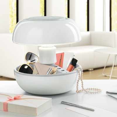 Lampe design chargeur Joyo blanche