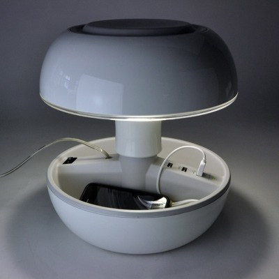 Lampe design chargeur Joyo blanche
