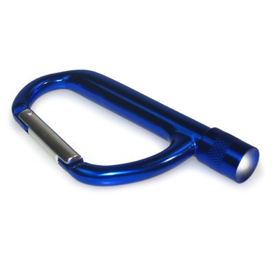 Mousqueton lampe torche