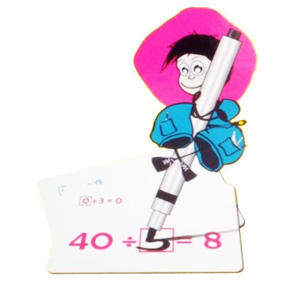 Cartes éducatives effaçables de calculs