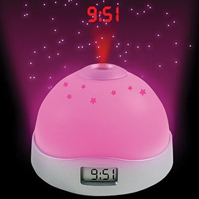 Veilleuse réveil projection ciel étoilé