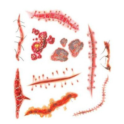 Tatouages cicatrices horreur