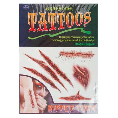 Tatouages cicatrices horreur