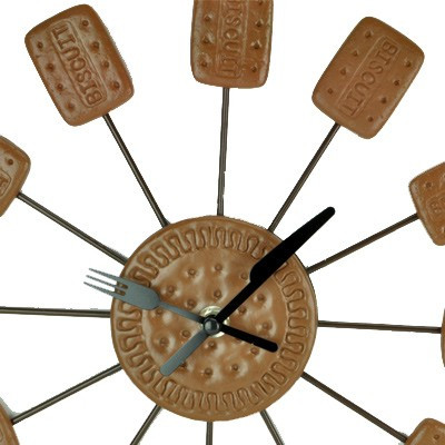 Horloge biscuits chocolat