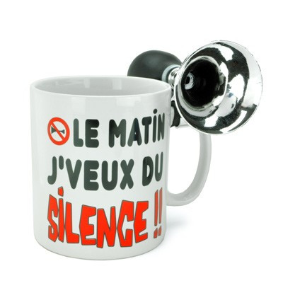 Mug trompette Silence