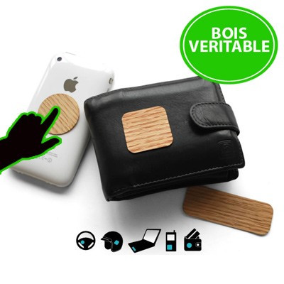 Sticker "touche du bois"