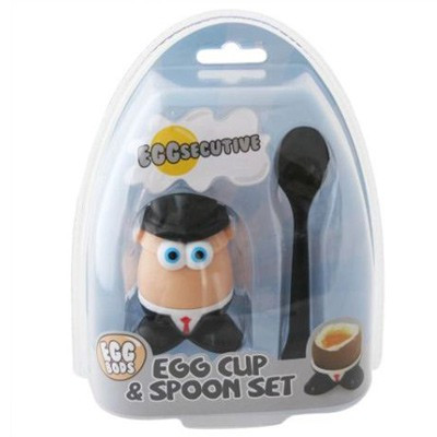 Coquetier amusant Mr Eggsecutive