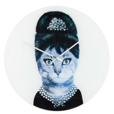 Horloge chat Audrey Hepburm