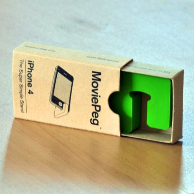 Movie Peg, le support iphone 4 astucieux