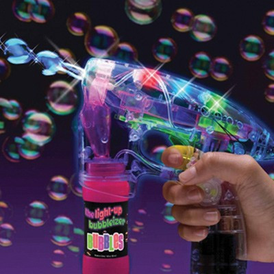 Pistolet à bulles lumineux