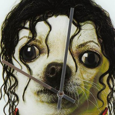 Horloge chien pop Michael Jackson