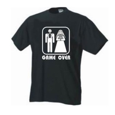 T-shirt Mariage Game over