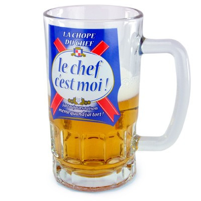 Chope à Bière du Chef