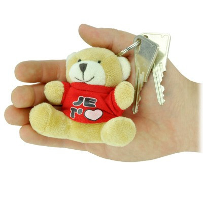 Porte-clés Ours En Peluche 'Je T'aime' - Neuf Sans étiquette