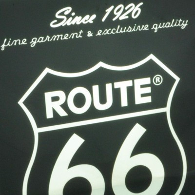 Miroir Route 66 Noir