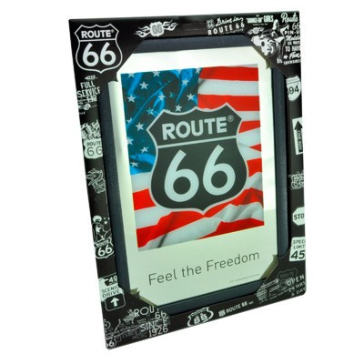 Miroir Route 66 couleur
