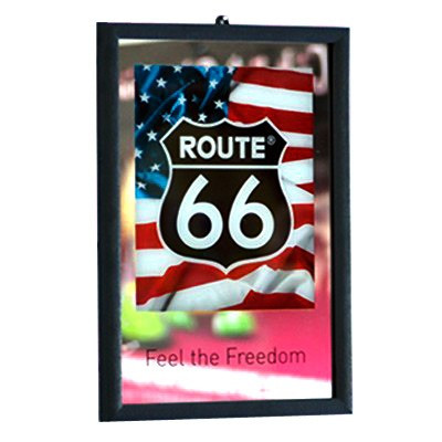 Miroir Route 66 couleur