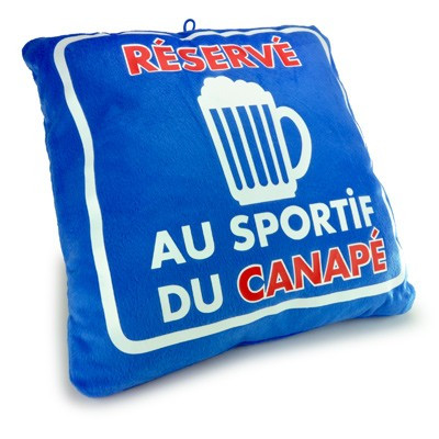 Coussin pour le sportif du canapé