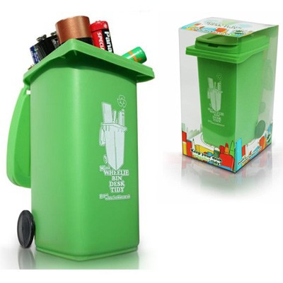 Pot à crayon container poubelle