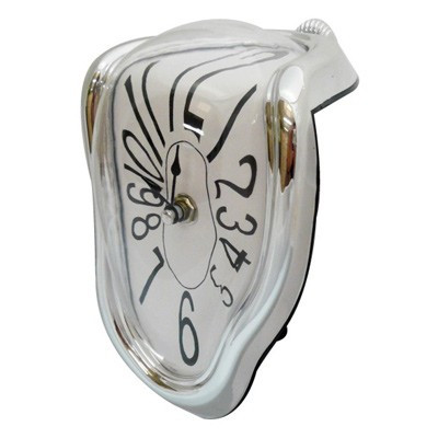 Horloge montre molle façon Dali chiffres normaux