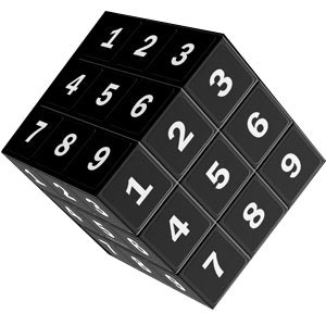 Vente Sudokube black