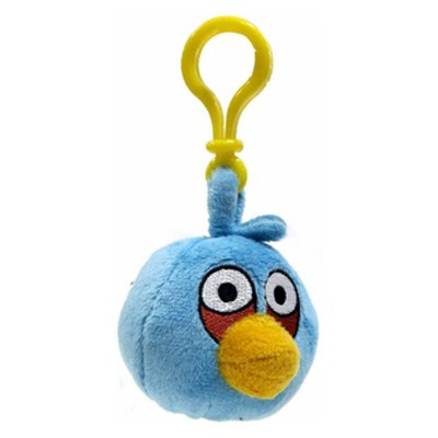Angry birds peluche porte-clés clip