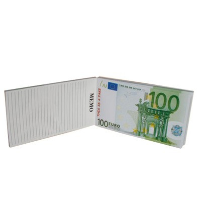 Bloc notes Billet de 100 euros