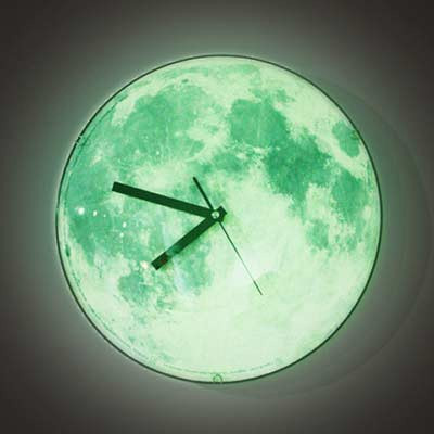 Horloge design clair de lune