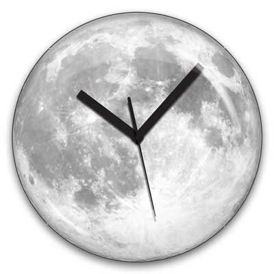 Horloge design clair de lune