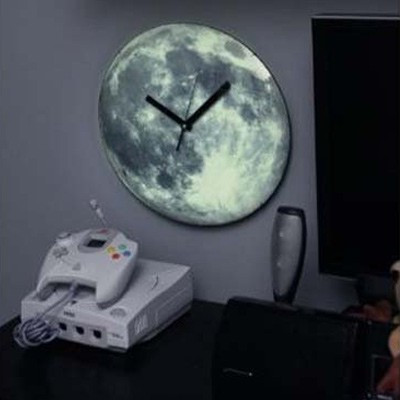 Horloge design clair de lune