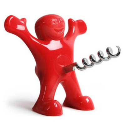 Tire-bouchon homme heureux