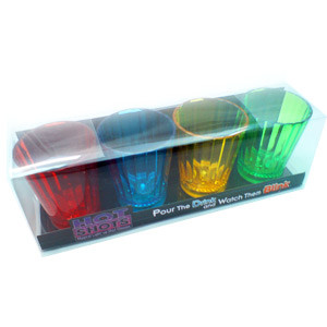 Photo Verres à liqueur lumineux