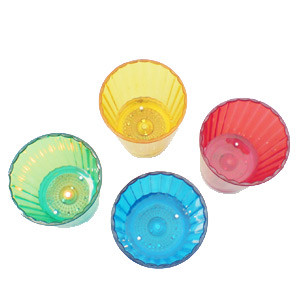 Verres à liqueur lumineux