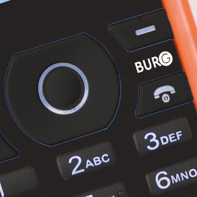 Téléphone Portable désimlocké Burg gris alu