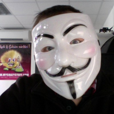 Masque V pour Vendetta - Anonymous