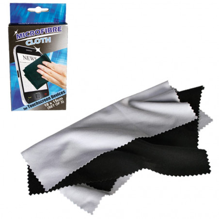 Serviettes de nettoyage microfibres pour smartphone ou tablette
