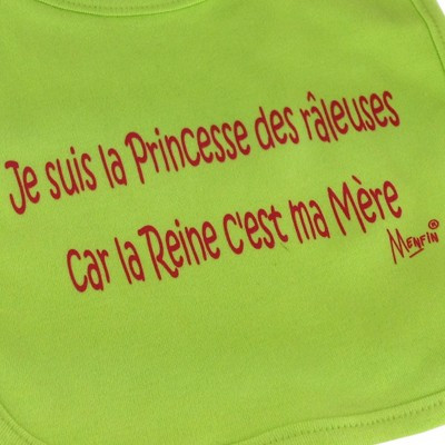 Bavoir Princesse râleuse