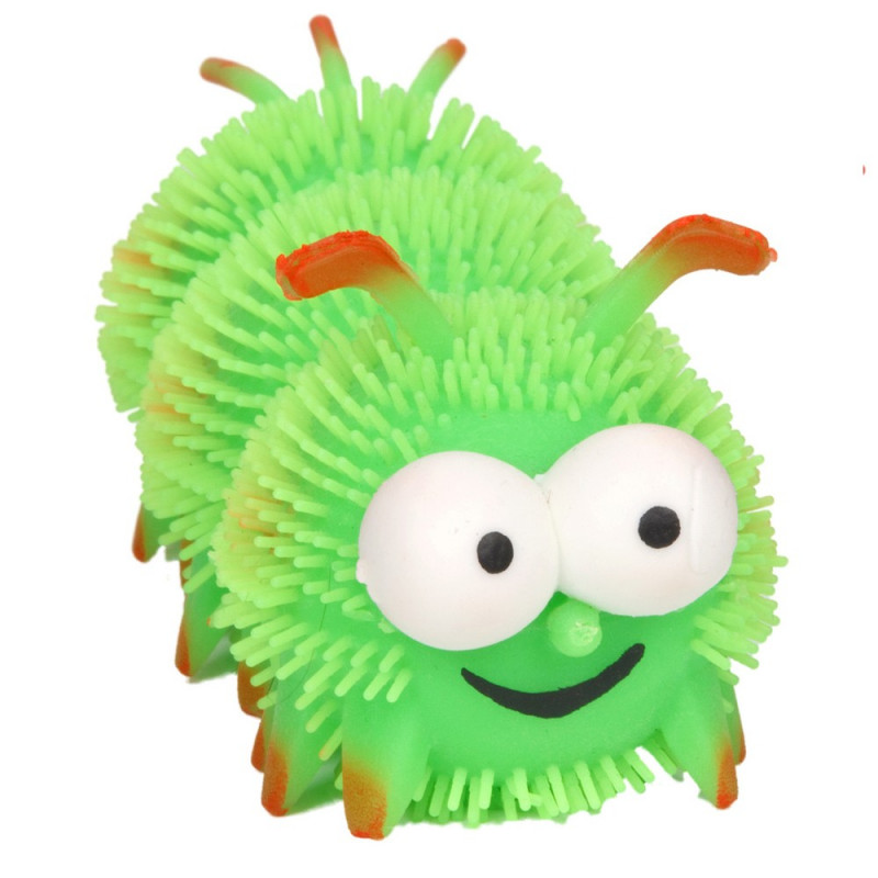 Chenille poilue anti-stress