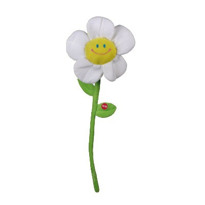 Fleur peluche musicale anniversaire 30 cm