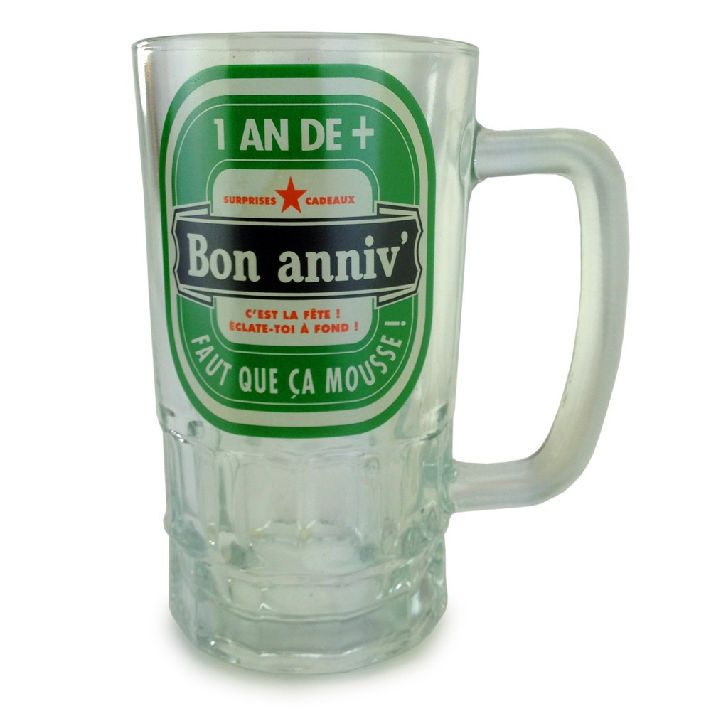 Chope à Bière Bon Anniversaire