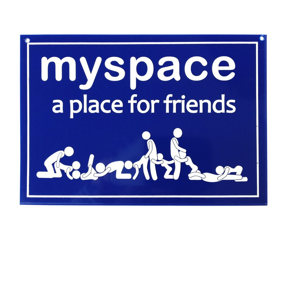 Plaque de porte Myspace