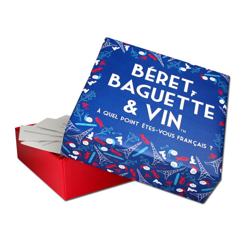 Jeu Béret, Baguette & Vin – Jeu de Société sur les Français - Mycrazystuff