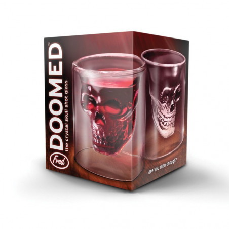 Verre à liqueur shot tête de mort