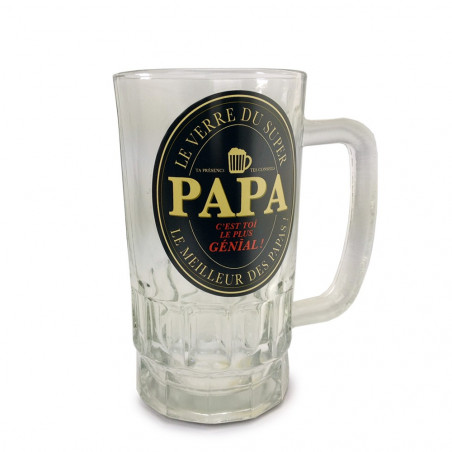 Chope à bière Papa