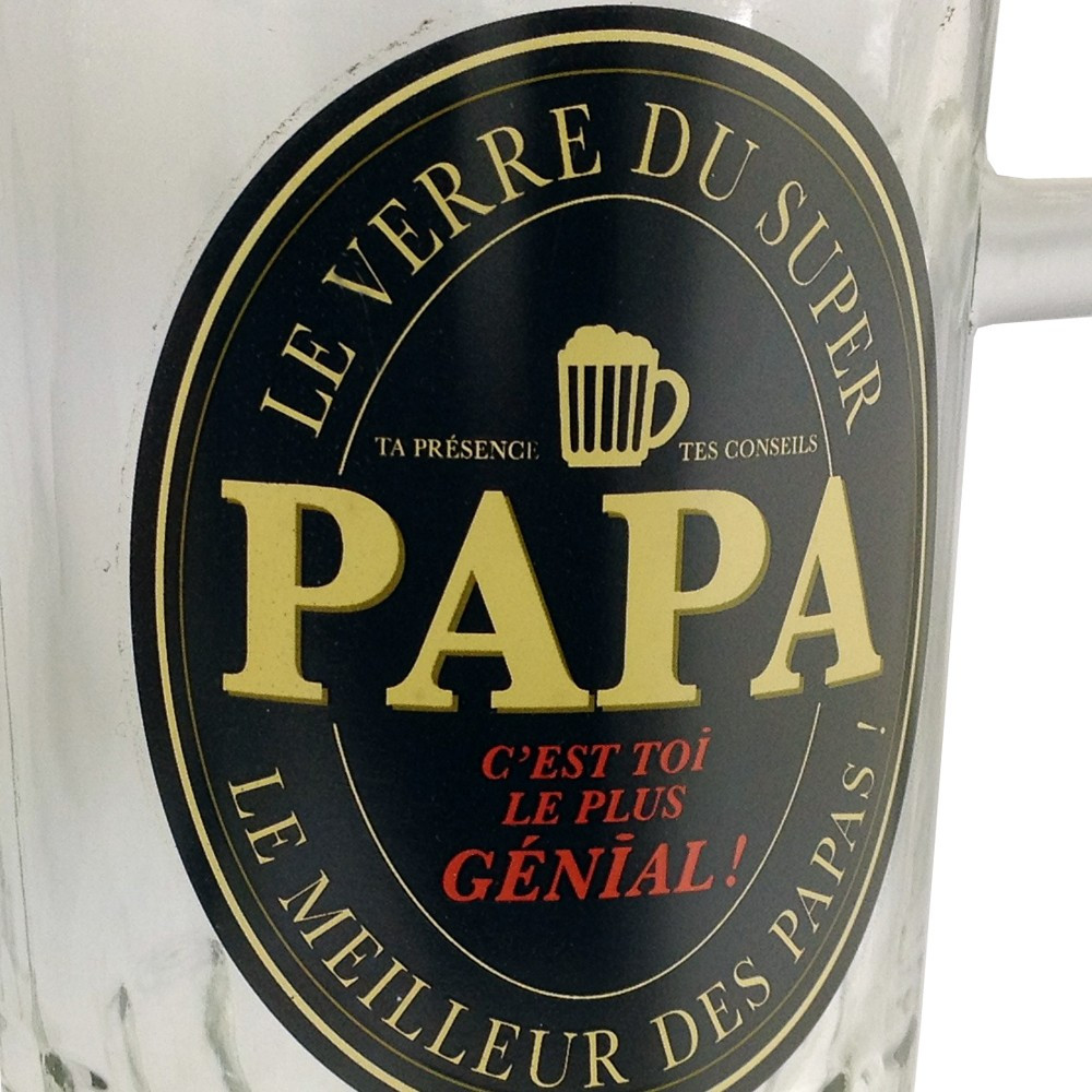 Chope à bière Papa